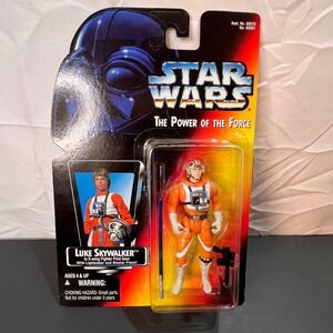 Kenner 3.75in Luke Skywalker X-Wing Pilot Action Figure Star Wars New 1995 POTF